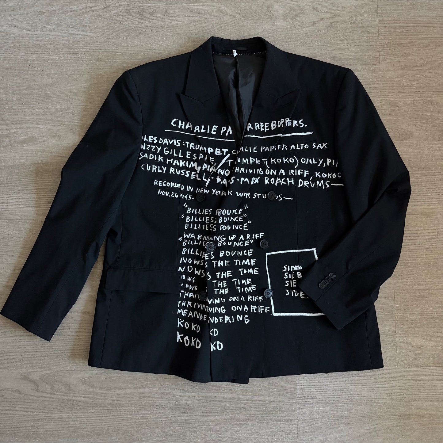 Graphic Double Breast Blazer | 50R