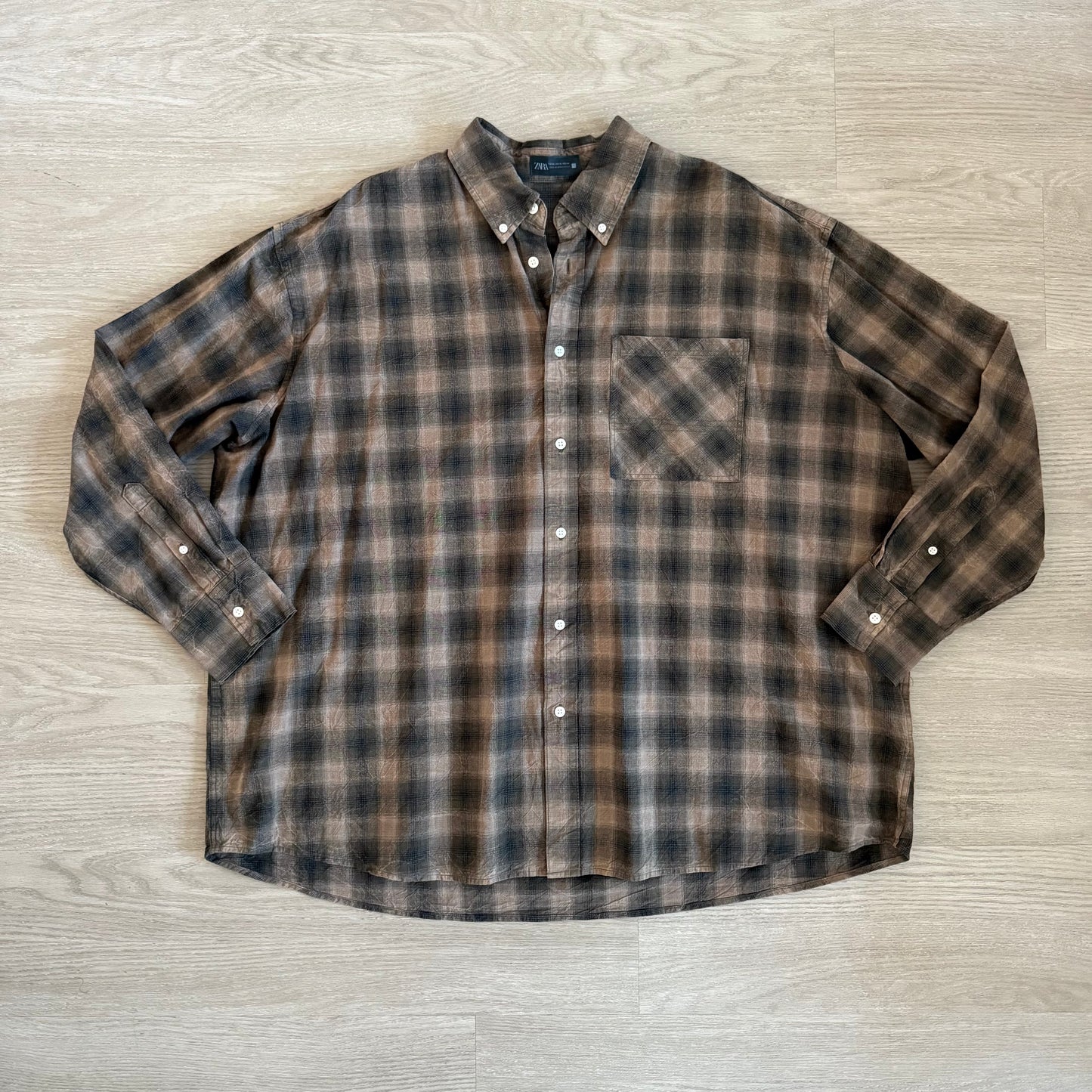 Zara Oversized Button Up Shirt | XL