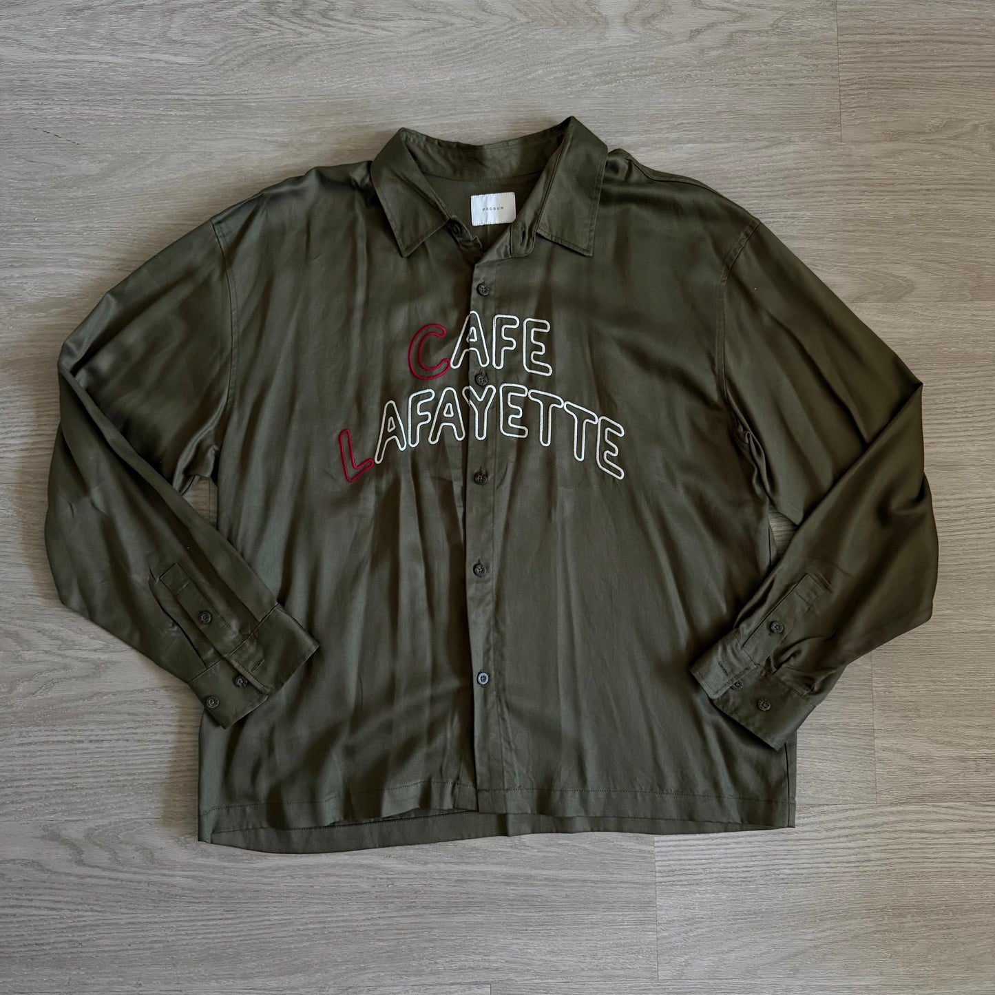 Pacsun Graphic Button Up | XL