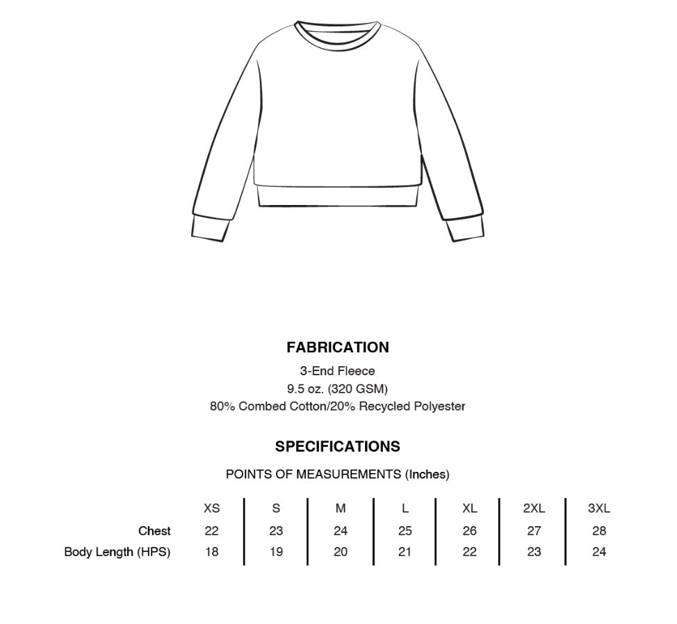 Women's KNICKS '26 Crop Crewneck Sweater